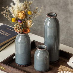 Blue Ceramic Vase Set Of 60