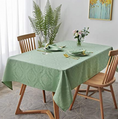 30pcs Jacquard Tablecloth Waterproof Wrinkle Resistant Oil Resistant